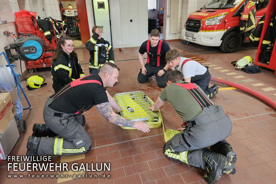 Ausbildung mit der Feuerwehr Mittenwalde
